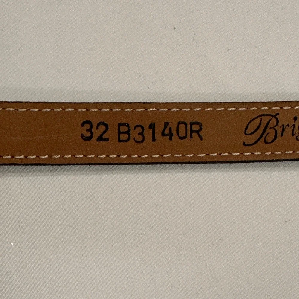 Brighton Vintage 1996 Western Skinny Belt Women‎ 32 Bronze Metallic Cowgirl Boho